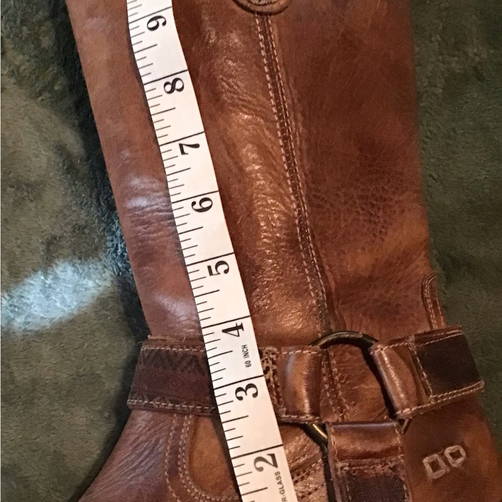 Bed Stu Rustic Brown Leather Heeled Boots - Picture 11 of 15